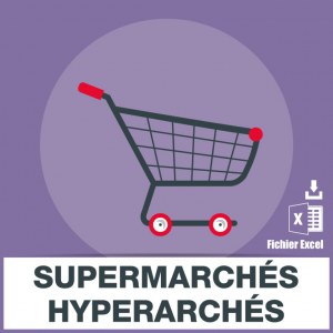 E-mails de supermarchés et hypermarchés