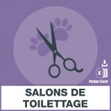 Adresses emails salons de toilettage