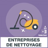 Emails entreprises nettoyage propreté