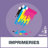 Base d'adresses emails d'imprimeries