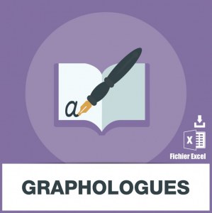 Base adresses e-mails graphologues