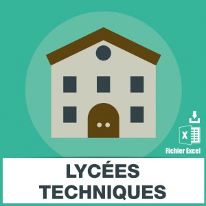 Adresses emails lycées techniques