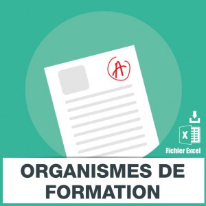 Adresses emails organismes de formation