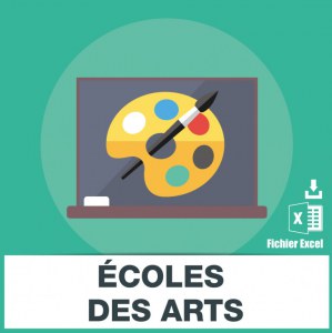 Adresses e-mails ecoles d'art