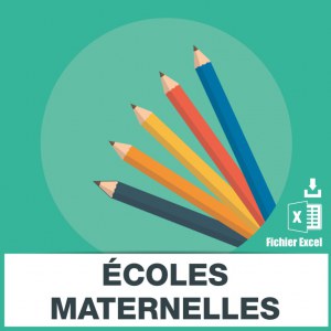 Base adresses emails écoles maternelles