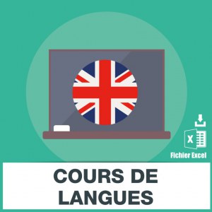 Adresses emails des cours de langues