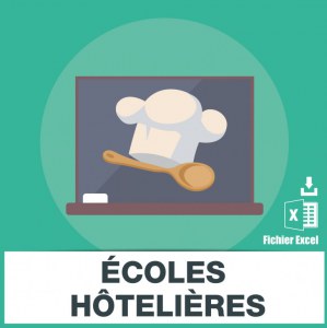 Adresses e-mails ecoles hôtelières