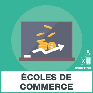 Adresses e-mails ecoles de commerce