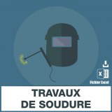 Adresses emails travaux de soudure