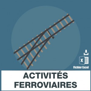 Adresses e-mails activités ferroviaires