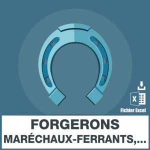 Base d'adresses e-mails des forgerons, maréchaux-ferrants, charrons