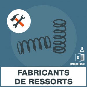 E-mails des fabricants de ressorts