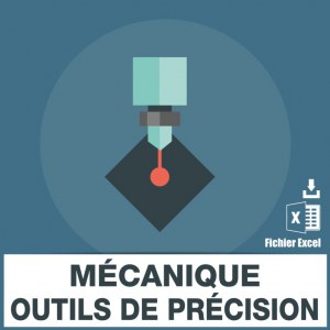 E-mails mécanique outillage précision