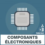 Emails fabricants composants électroniques