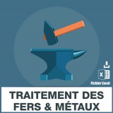 Emails des traitements des fers et métaux