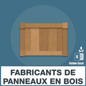 Emails fabricants panneaux bois