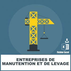 Emails de manutention et de levage