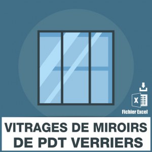 Emails des vitrages de miroirs de produits verriers