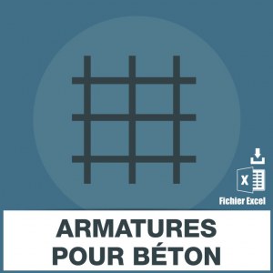 Emails armatures pour béton