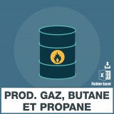 Emails production gaz butane et propane