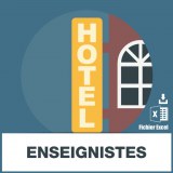 Base adresses e-mails enseigniste