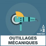 Adresses emails d'outillage mécanique