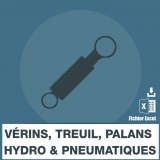 Emails vérins treuils palans hydrauliques et pneumatiques