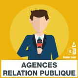 Emails agences de relation publique