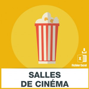 Adresses emails des salles de cinéma