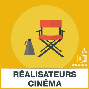 Emails réalisateurs cinéma