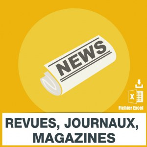 Emails éditions de revues journaux magazines