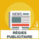 E-mails support régie publicitaire