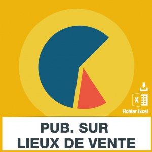 Adresses e-mails publicite lieu de vente