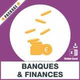 Adresses emails Banques et Finances