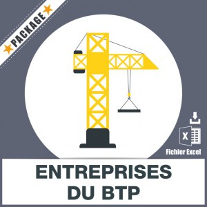 E-mails des entreprises du BTP