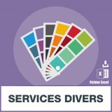 Services divers