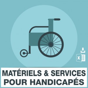 Emails materiel et services pour handicapés