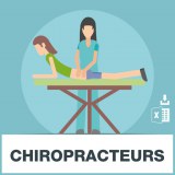 Base adresses emails chiropracteurs