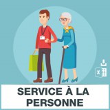 Adresses emails service à la personne