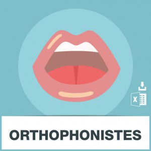 Base d'adresses emails des orthophonistes