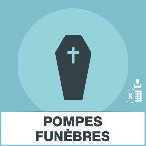 Base adresses emails pompes funèbres