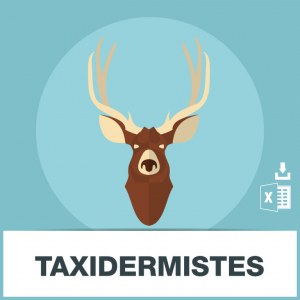 Base adresses e-mails taxidermistes