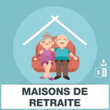 Adresses emails maisons de retraite