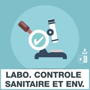 Emails laboratoire controle sanitaire et environnement