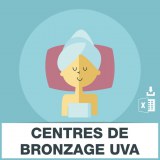 Adresses emails centres bronzage uva