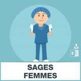 Base adresses e-mails sages-femmes