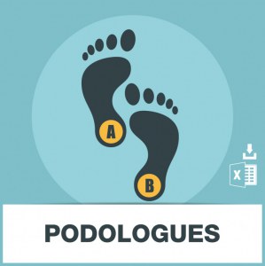 Base d'adresses emails de podologues