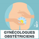 Adresses emails gynécologue obstétricien