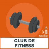 Adresses emails clubs de forme fitness