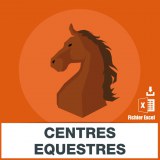 Adresses emails centres equestres